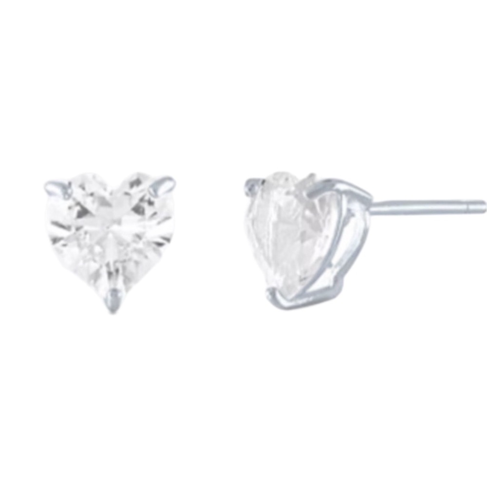 1/4 Carat Lab Created White Sapphire Earrings